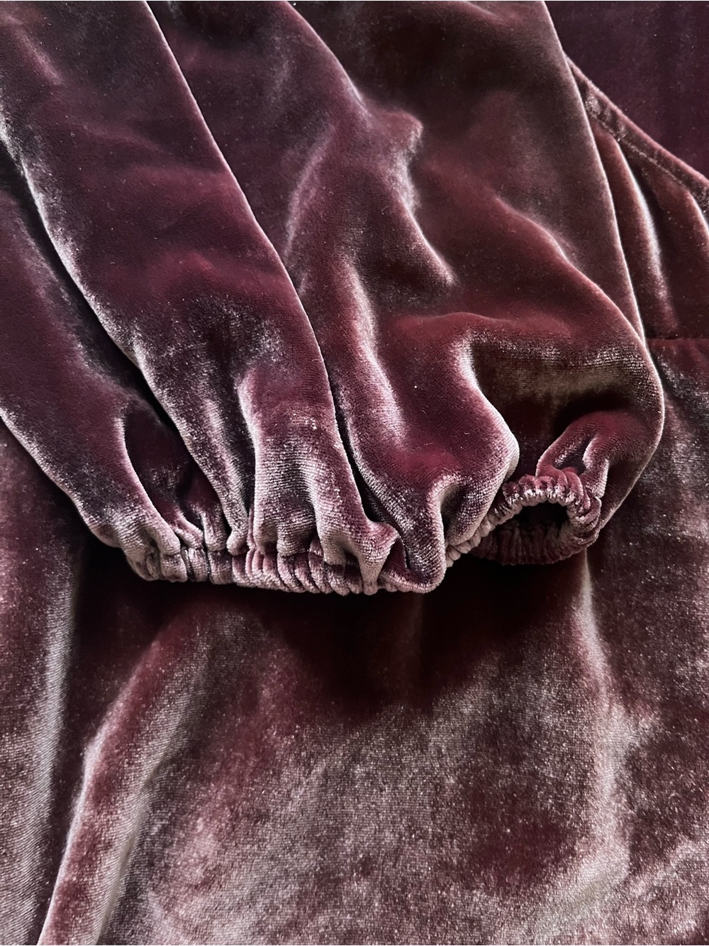 Aritzia Wilfred Velvet Wrap-Style Mini Dress Country - Picture 10 of 12